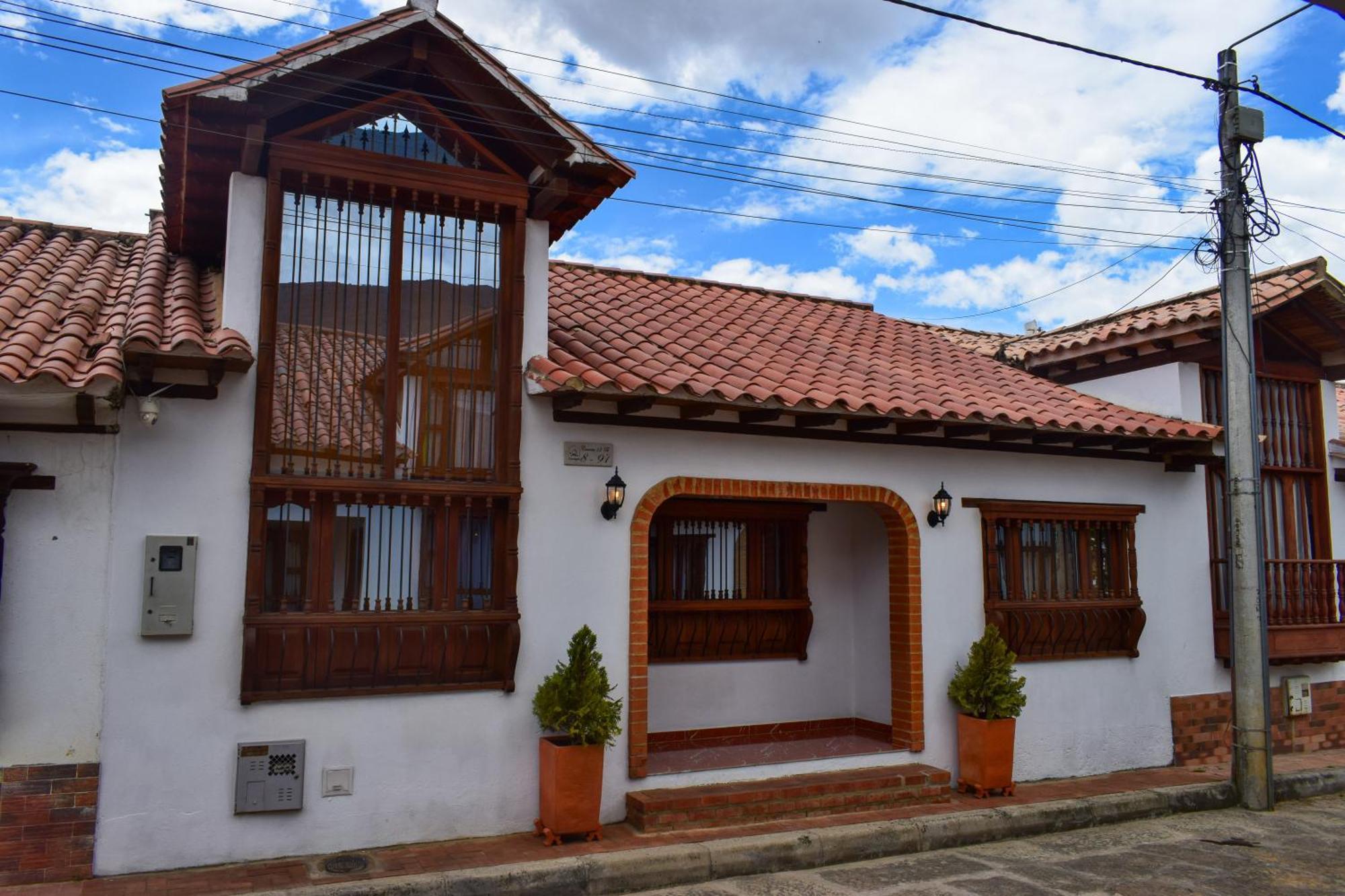 Apartahotel saquenzipá Villa de Leyva Esterno foto