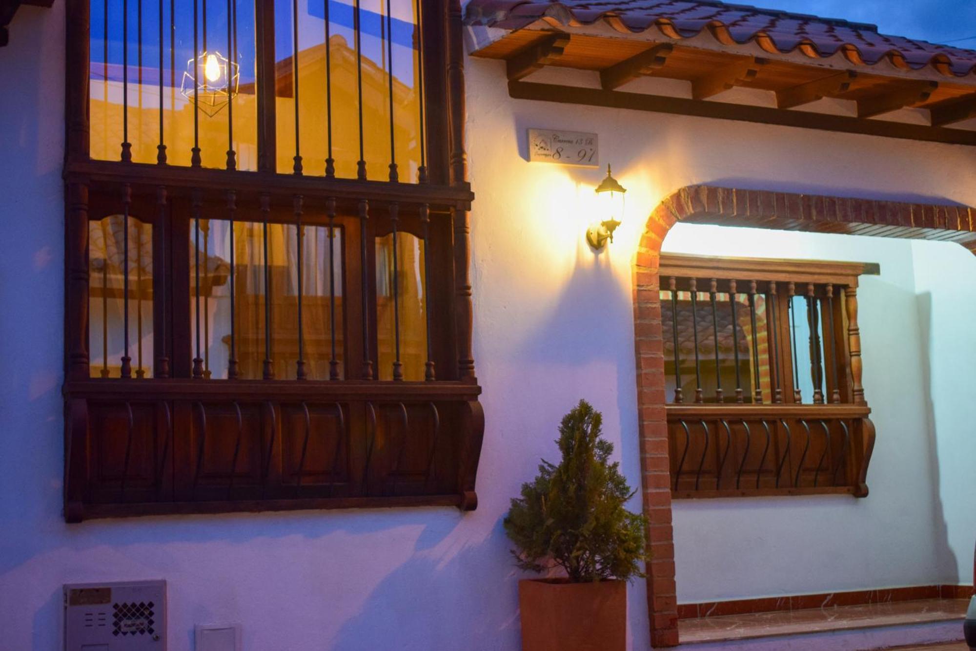 Apartahotel saquenzipá Villa de Leyva Esterno foto