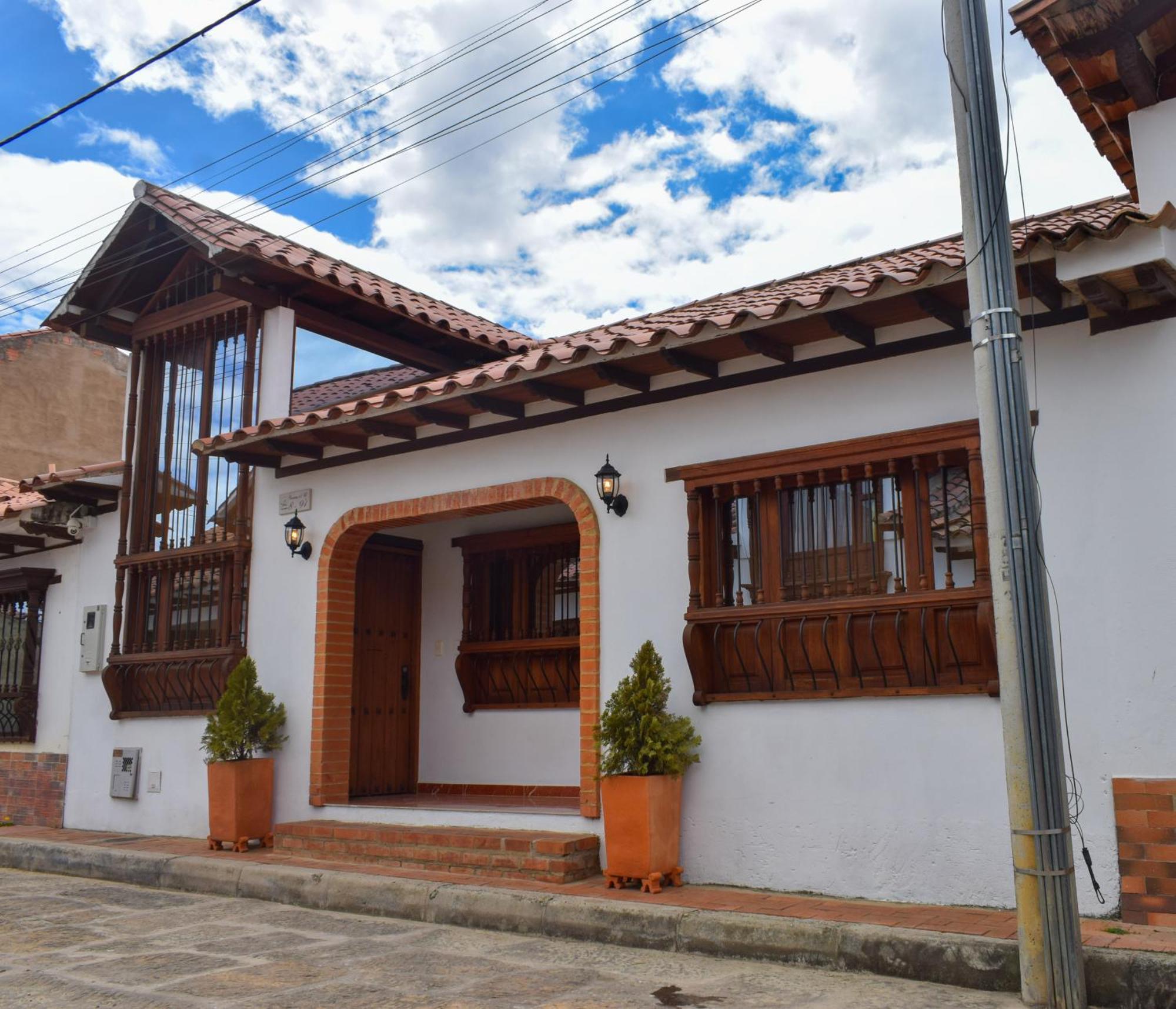 Apartahotel saquenzipá Villa de Leyva Esterno foto